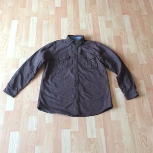 Dakota Grizzly Brown Button Up